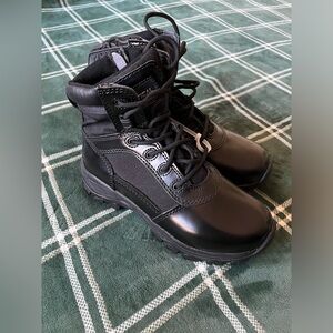 Women's Black Combat Boots Size 4.5